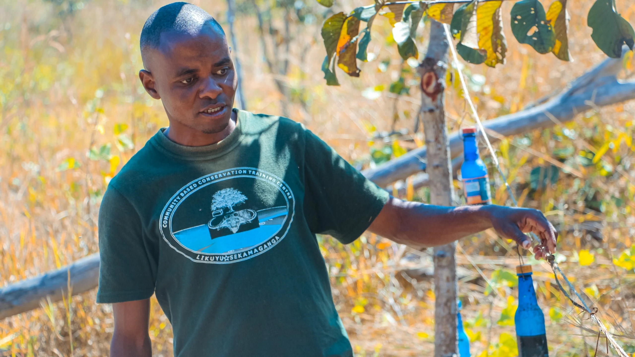 Yassin Mkwanda, a Village Game Scout (VGS) says the fence has reduced elephant’s invasions by 85 percent.

 