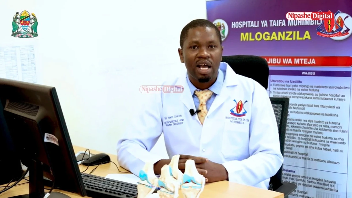 Dr Joseph Amos, an orthopaedist at MNH-Mloganzila who specialises in hip and knee surgery