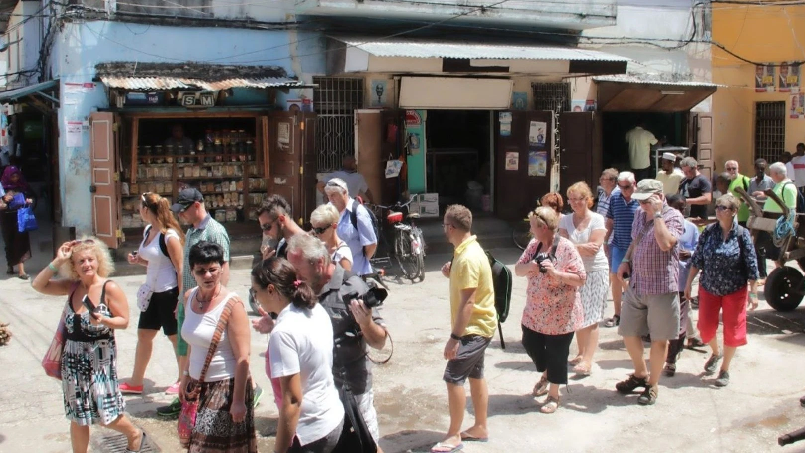 Tourists in  Zanzibar 