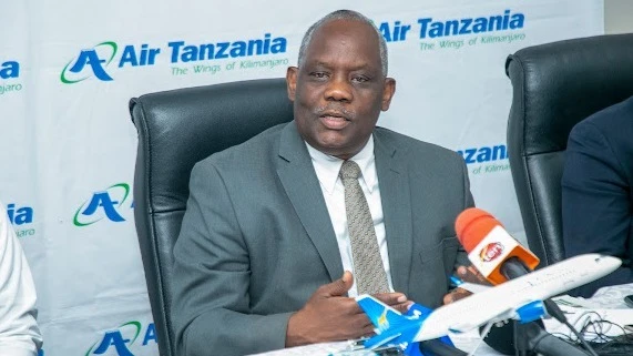 Air Tanzania Company limited (ATCL) managing director Engineer Ladislaus Matindi 