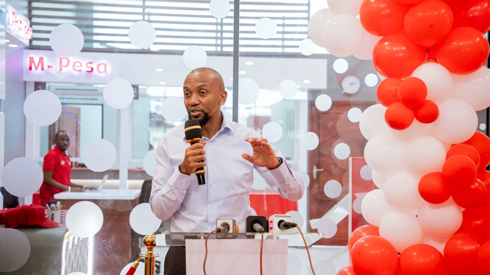 Vodacom Tanzania Plc Managing Director, Philip Besiimire.