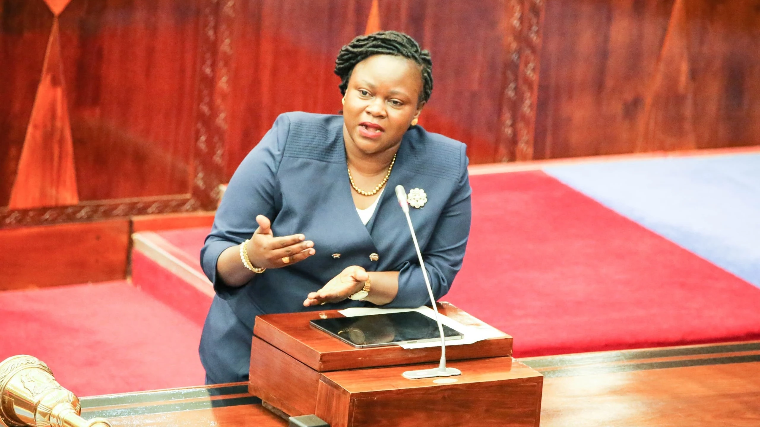 Judith Kapinga, the Energy deputy minister.