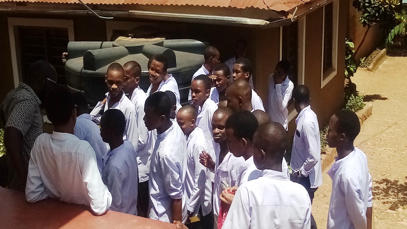 Form Four students at Muheza District’s Muheza Muslim Secondary School take a break in between papers during this year’s edition of the National Form Four Examination, which began yesterday. The district has registered 2,288 candidates (1,213 girls and 1,