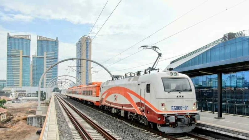 Standard gauge railway (SGR) train