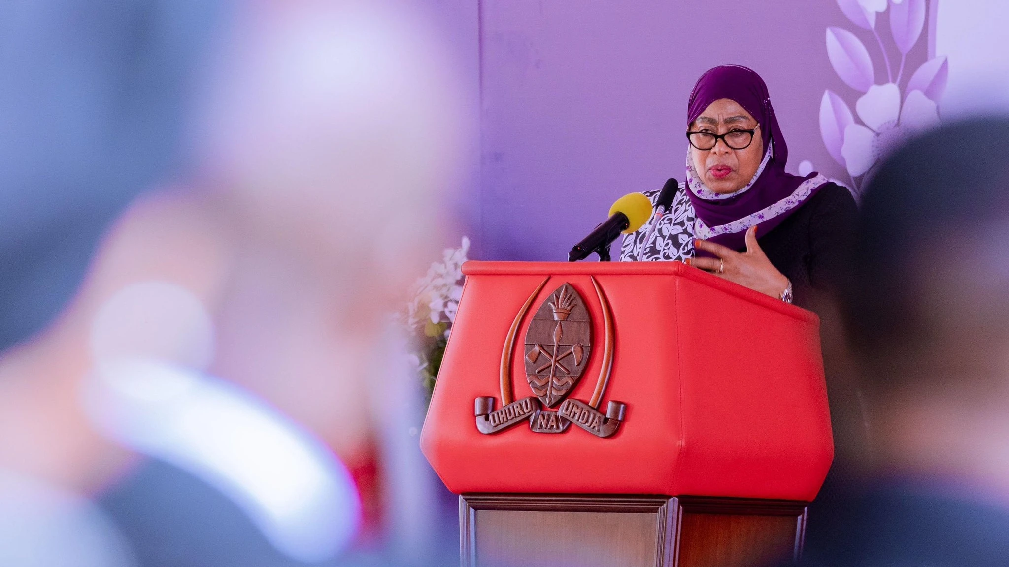 President Samia Suluhu Hassan.