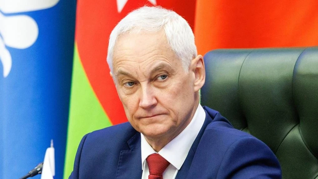 Russian Defense Minister Andrey Belousov.