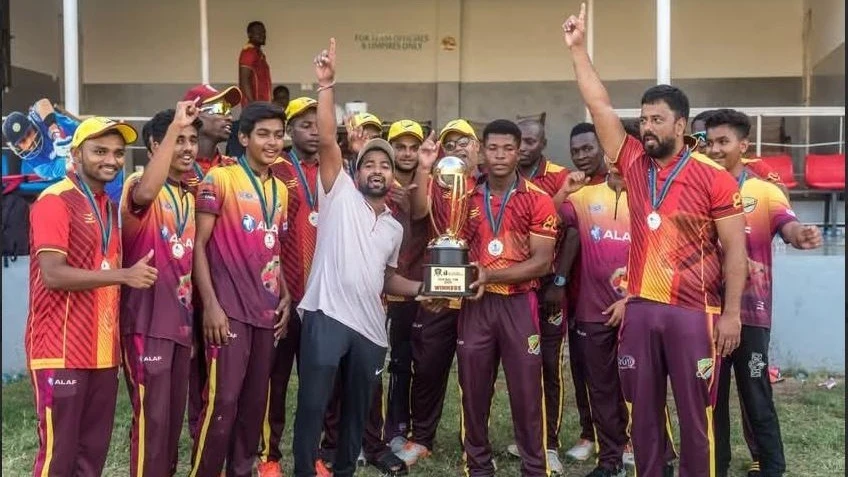 Aces A cricketers pose with silverware once the 2024 Tanzania Cricket Association (TCA) Delaware Champions League concluded in Dar es Salaam last weekend. Aces A secured victory over Pak Stars A in the final