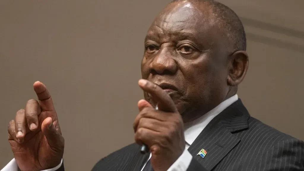  SOUTH African President Cyril Ramaphosa.