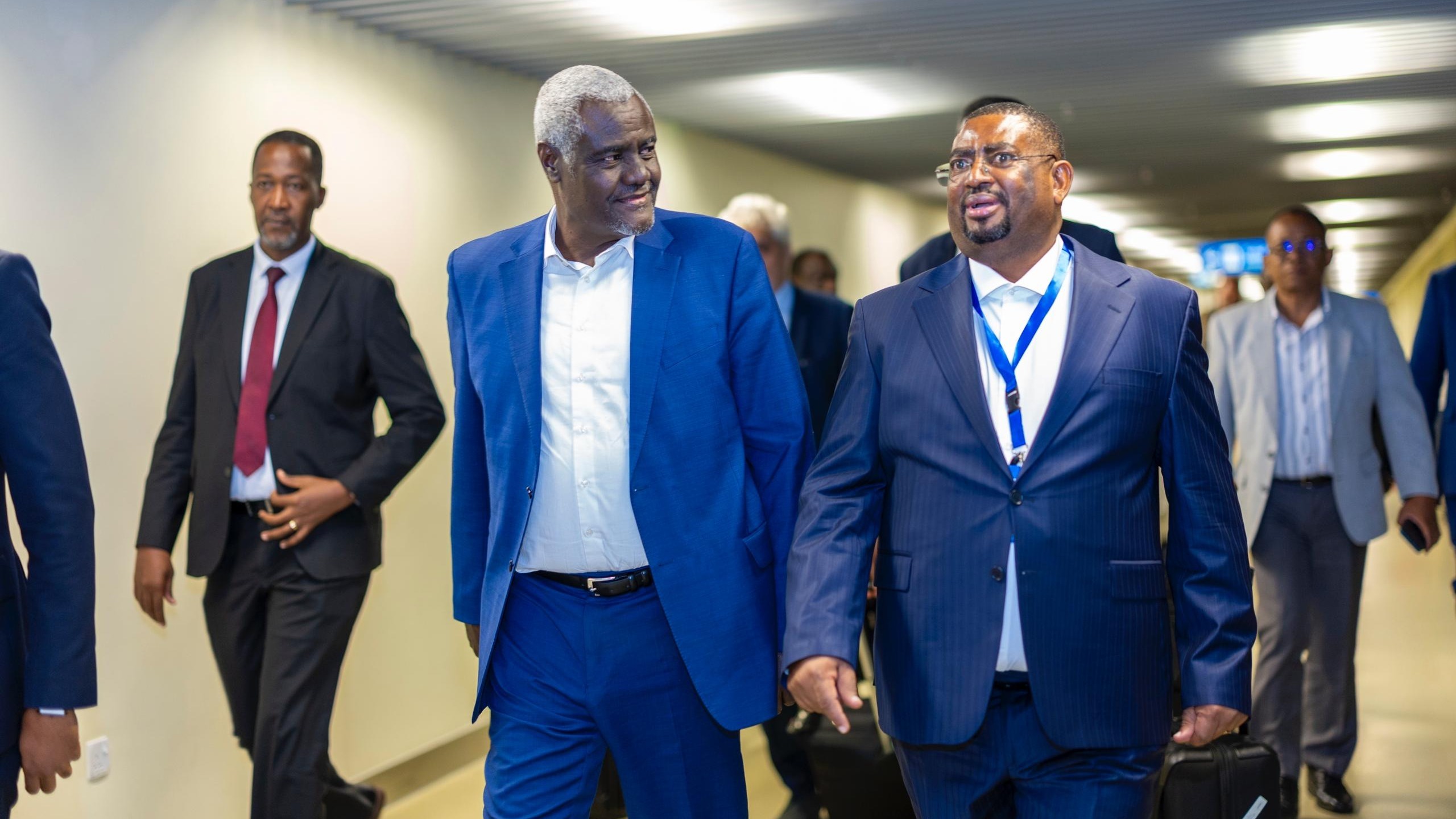 Tanzania's Ambassador to the Democratic Republic of the Congo (DRC), Said Mshana, has welcomed the Chairperson of the African Union Commission (AUC), Moussa Faki Mahamat, who arrived in Tanzania early on February 8, 2025.