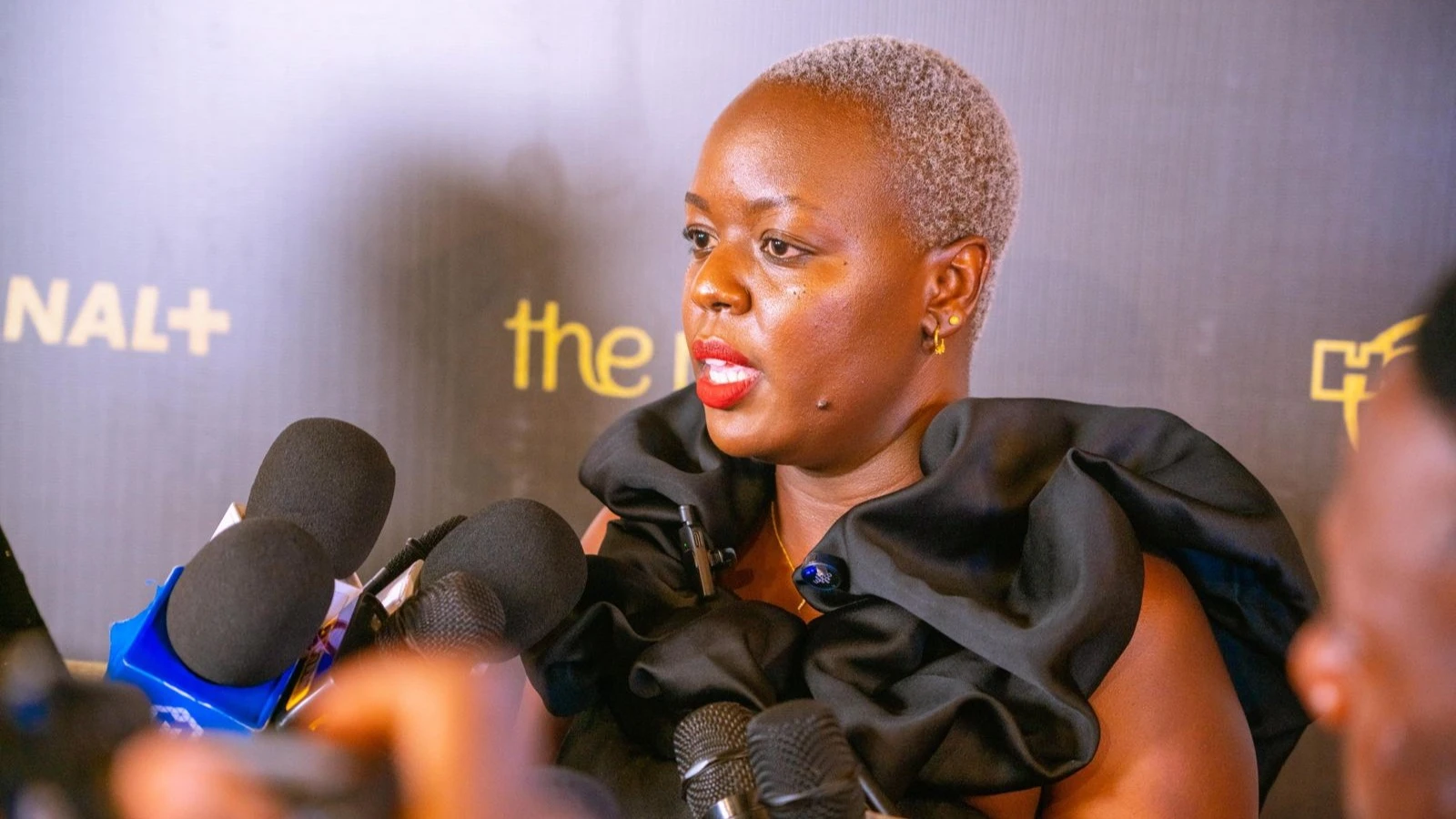 Irene Mutiganzi, Head of Spirits-Marketing at Serengeti Breweries Limited (SBL), addressed the media during Johnnie Walker's announcement as the headline sponsor of the 2025 Trace Music Awards. 