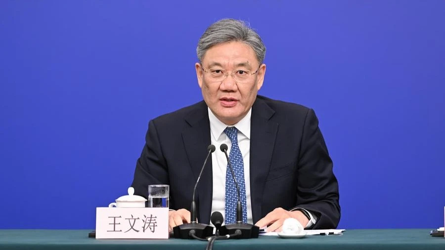 Commerce Minister Wang Wentao.