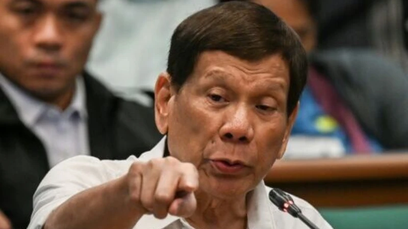 Rais wa zamani wa Ufilipino, Rodrigo Duterte.