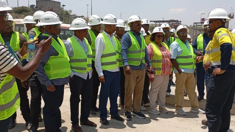 Parliamentary Standing Committee on Budget members visit North Mara Mine.