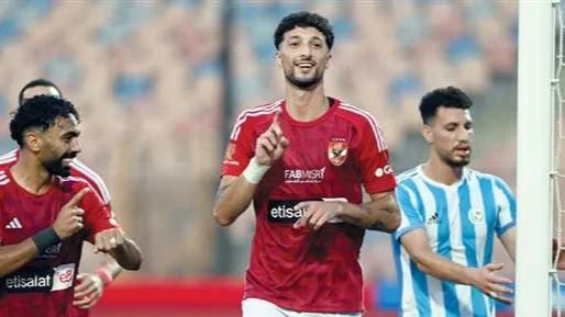 Wachezaji wa Al Ahly.