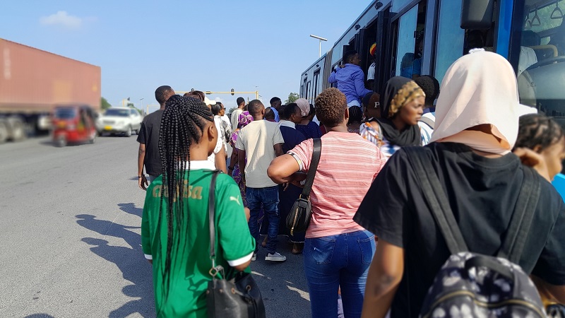 The acute shortage of buses operated by the Dar es Salaam Rapid Transit (or UDART) system remains very real, with both boarding and disembarking a stressful experience. 